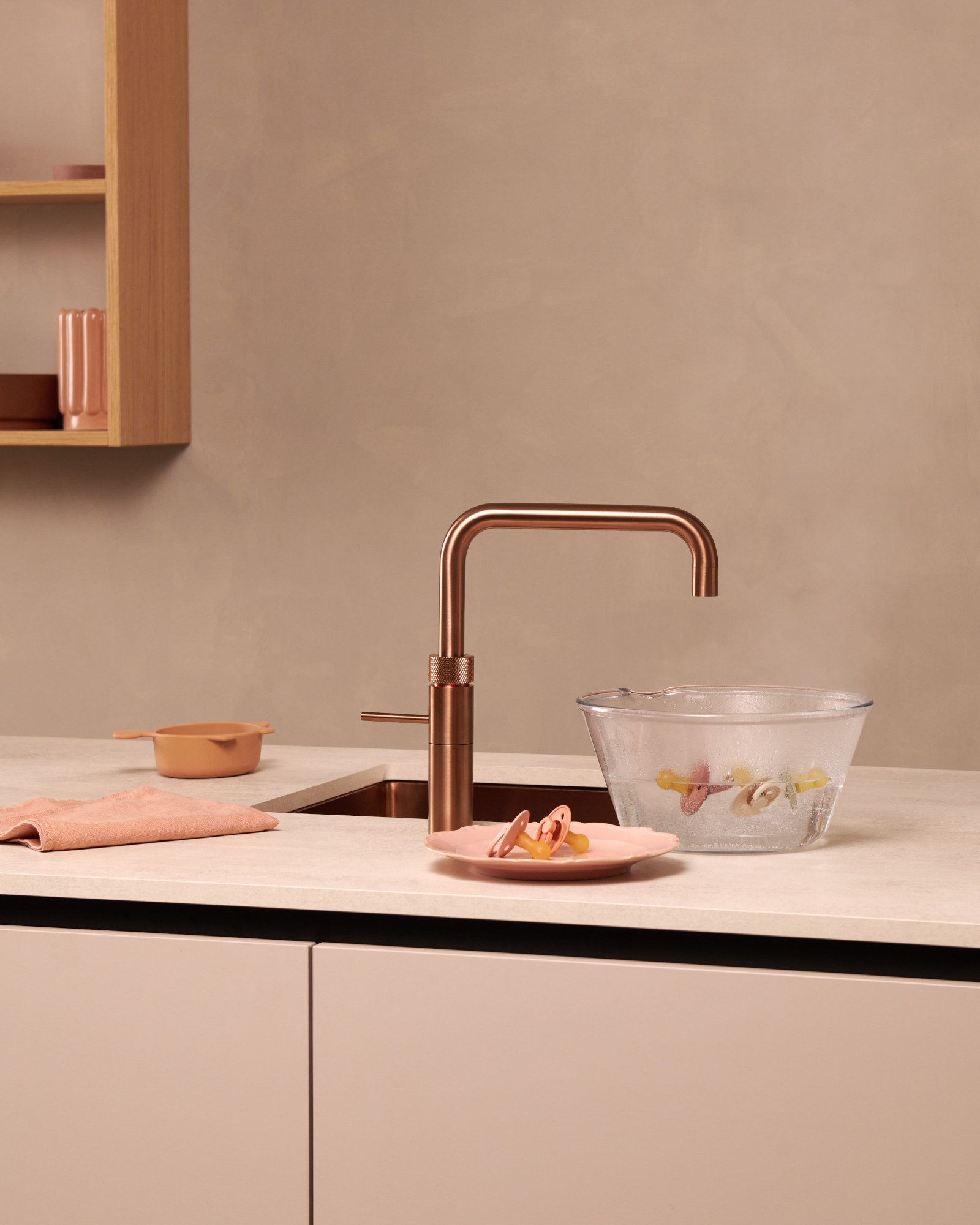 Quooker Fusion Square Kupfer Rosé