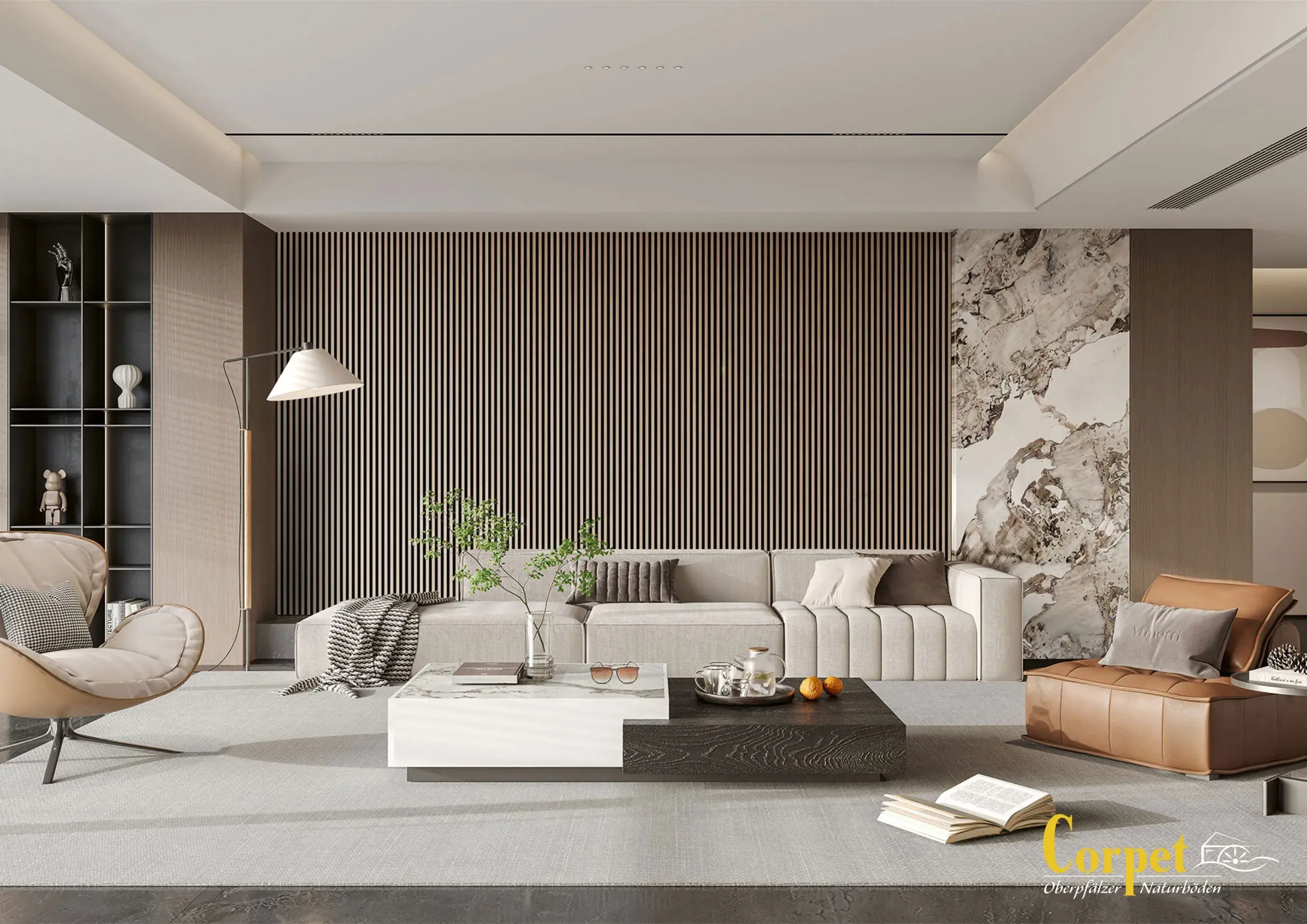 Corpet Wandpaneele für ein wohnliches Design im Wohnzimmer